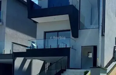 Casa em condomínio fechado com 4 quartos à venda na rua sabiá, 363, suru, santana de parnaíba por r$ 2.200.000