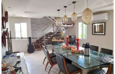 Casa em condomínio para venda em parnamirim, cotovelo (distrito litoral), 5 dormitórios, 4 suítes, 4 banheiros, 7 vagas