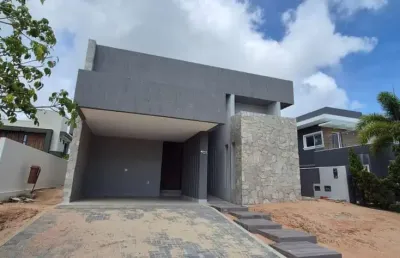 Casa em condomínio para venda em parnamirim, pium (distrito litoral), 3 dormitórios, 3 suítes, 4 banheiros, 4 vagas