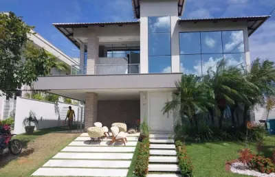 Casa em condomínio para venda em parnamirim, pium (distrito litoral), 6 dormitórios, 4 suítes, 5 banheiros, 4 vagas