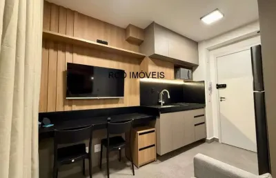 Locação de apartamento novo mobiliado próximo à usp : 1 quarto, lazer completo, 25m²