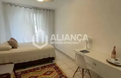 Apartamento com 1 quarto para alugar no José Menino, Santos 
