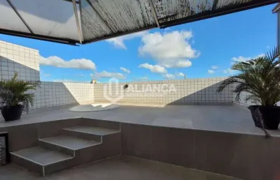 Cobertura com 3 quartos para alugar na Vila Mathias, Santos 