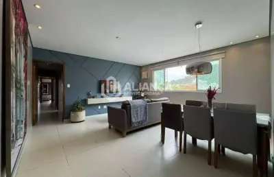 Apartamento à venda com 2 dormitórios à venda, 84 m² por r$ 659.000 - marapé - santos/sp
