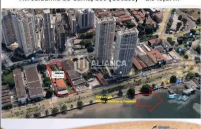 Terreno para alugar, 1949 m² por r$ 74.269,00/mês - ponta da praia - santos/sp