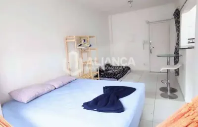 Apartamento com 1 dormitório à venda por r$ 180.000 - itararé - são vicente/sp