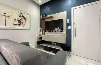 Apartamento com 1 quarto à venda na Avenida Presidente Wilson, José Menino, Santos
