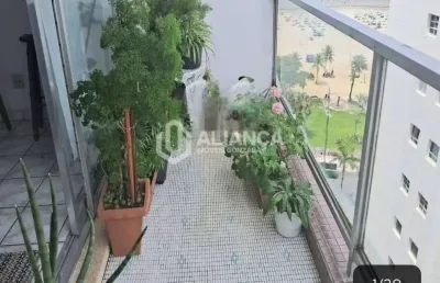 Apartamento de 2 dormitórios frente ao mar sem garagem