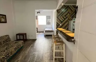 Apartamento com 1 quarto para alugar na Avenida Marechal Floriano Peixoto, Gonzaga, Santos