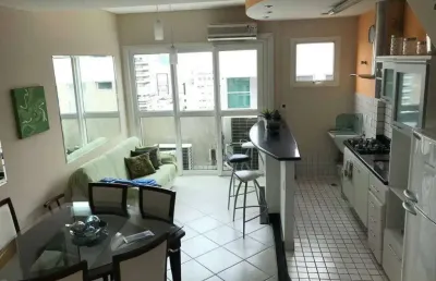 R-loft com 2 dormitórios para alugar, 75 m² por r$ 6500/mês - gonzaga - santos/sp