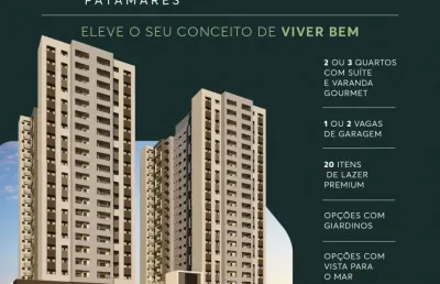 Lançamento sensia patamares - apartamento 2/4 suíte e 1 vaga