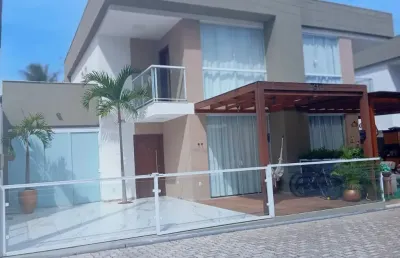 Casa em condomínio fechado com 4 quartos à venda na Rua Lagoa Clara, 10, Boa União, Camaçari