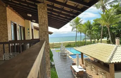 Apartamento superior - duplex - 3 quartos - pé na areia em itacimirim