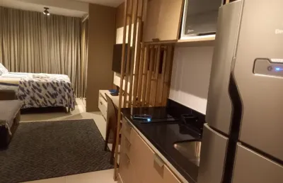 Edificio barra premium. apartamento studio mobiliado