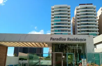 Apartamento 3/4 sendo 1 suíte e 2 vagas frente varanda rua do podium e mar