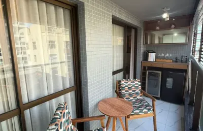 Smart farol da barra - apartamento 1/4 suíte varanda mobiliado