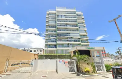 Apartamento quarto e sala vista para o mar mobiliado nascente