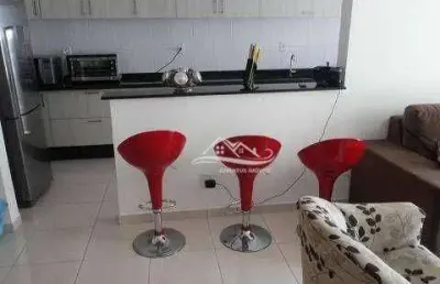 Apartamento com 2 dormitórios à venda, 78 m² por r$ 450.000,00 - caiçara - praia grande/sp