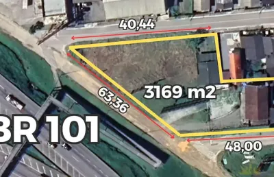 &#127959;&#65039; excelente área de frente para a br-101