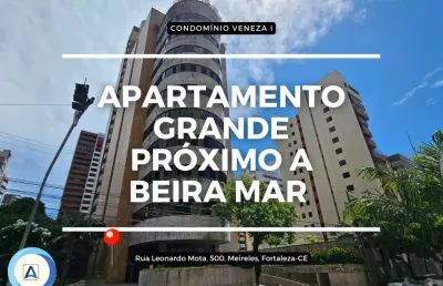 Apartamento 292m2, 04 dormitórios no meireles, fortaleza-ce