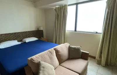 Excelente flat no tropical hotel - mobiliado - whatsapp 9298144-1596