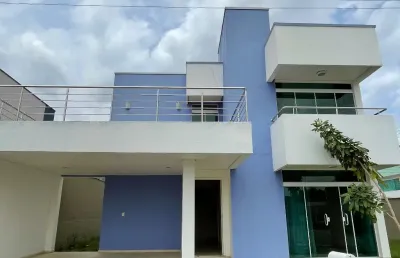 Excelente casa duplex no cond. reserva das flores - 3 suítes com varanda, sala ampla - whatsapp 929 8144-1596