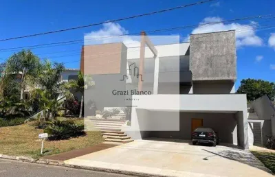 Casa no condomínio fazenda imperial, 5 suítes e piscina aquecida!