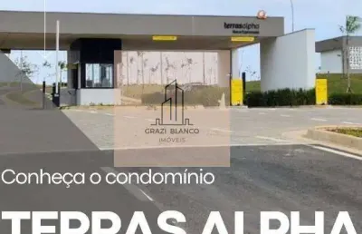 Terreno em condomínio à venda, no condomínio terras alpha, 315m²