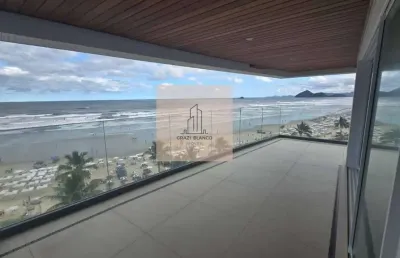 Apartamento em frente ao mar, na riviera de são lourenço - sp