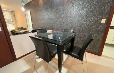 Apartamento com 2 quartos mobiliado para locação na praia do canto