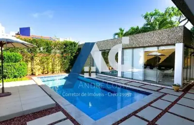 Casa exclusiva alto padrão fora de condomínio – rua segura e monitorada no itaigara