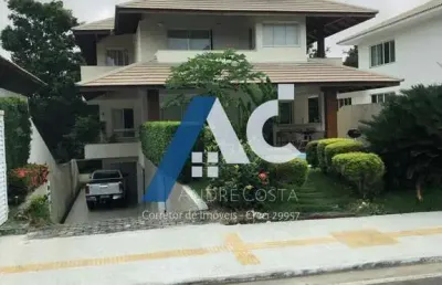 Casa alto padrão 4 suítes com 506 m² em alphaville 1 salvador