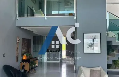 Casa alto padrão alphaville 2, com 4 quartos e 3 suítes - 424 m² - semi mobiliada - por r$ 4.400.000,00