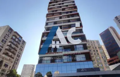 Aluguel semi mobiliado studio 22 m², com varanda no zn barra - nascente total