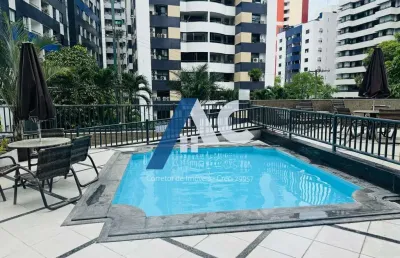 Aluguel apartamento 3 suítes, 143 m² no itaigara  semi mobiliado