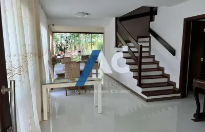 Aluguel casa de condomínio com 4 suítes 150 m² - patamares - não mobiliado