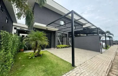 Sobrado em village com 3 suítes e piscina à venda, 144 m² por r$ 1.280.000 - ressaca - atibaia/sp