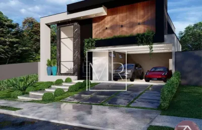 Casa com 4 dormitórios à venda, 244 m² por r$ 2.590.000,00 - nova gardênia - atibaia/sp