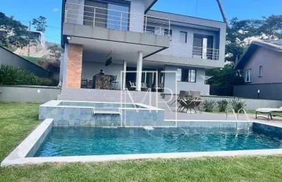 Casa com 4 dormitórios à venda, 388 m² por r$ 4.500.000,00 - condominio porto atibaia - atibaia/sp