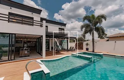 Casa com 4 dormitórios à venda, 365 m² por r$ 3.800.000,00 - condomínio residencial shambala iii - atibaia/sp