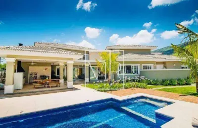 Casa com 4 dormitórios à venda, 486 m² por r$ 4.500.000,00 - condomínio flamboyant - atibaia/sp