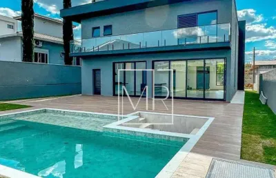 Casa com 4 dormitórios à venda, 305 m² por r$ 2.900.000,00 - figueira garden - atibaia/sp