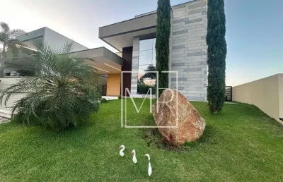 Casa com 3 dormitórios à venda, 280 m² por r$ 3.100.000,00 - figueira garden - atibaia/sp