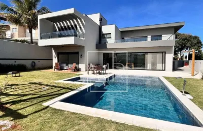 Casa com 4 dormitórios à venda, 472 m² por r$ 4.490.000,00 - condominio porto atibaia - atibaia/sp