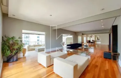 Apartamento com 6 quartos para alugar na rua doutor eduardo de souza aranha, 255, vila nova conceição, são paulo por r$ 70.000