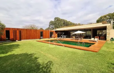 Casa em condomínio fechado com 5 quartos à venda na castelo branco, 102, indaiatuba, porto feliz por r$ 25.000.000