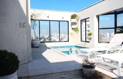 Cobertura com 4 quartos à venda na rua morais de barros, 770, campo belo, são paulo por r$ 4.000.000