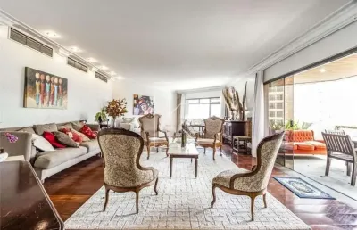 Apartamento com 4 quartos para alugar na alameda jauaperi, 290, moema, são paulo por r$ 31.000