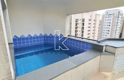 Cobertura com 2 quartos à venda na avenida rouxinol, 762, moema, são paulo por r$ 1.455.000