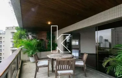 Apartamento com 4 quartos à venda na alameda jauaperi, 290, moema, são paulo por r$ 7.500.000